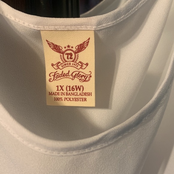 White Sheer tank - Picture 2 of 3